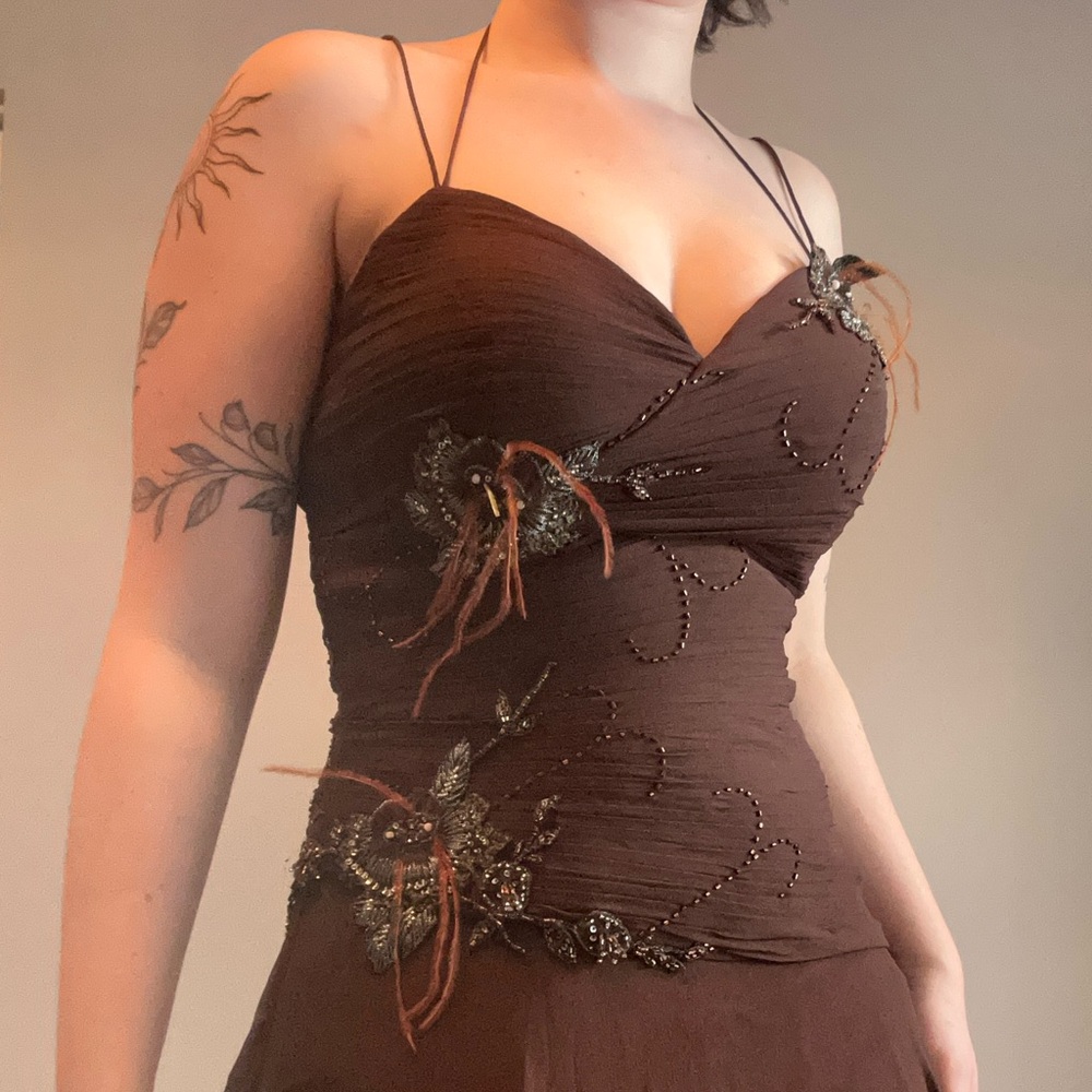 2000s Fairy Whimsigoth Silk gown - Picture 2 of 14